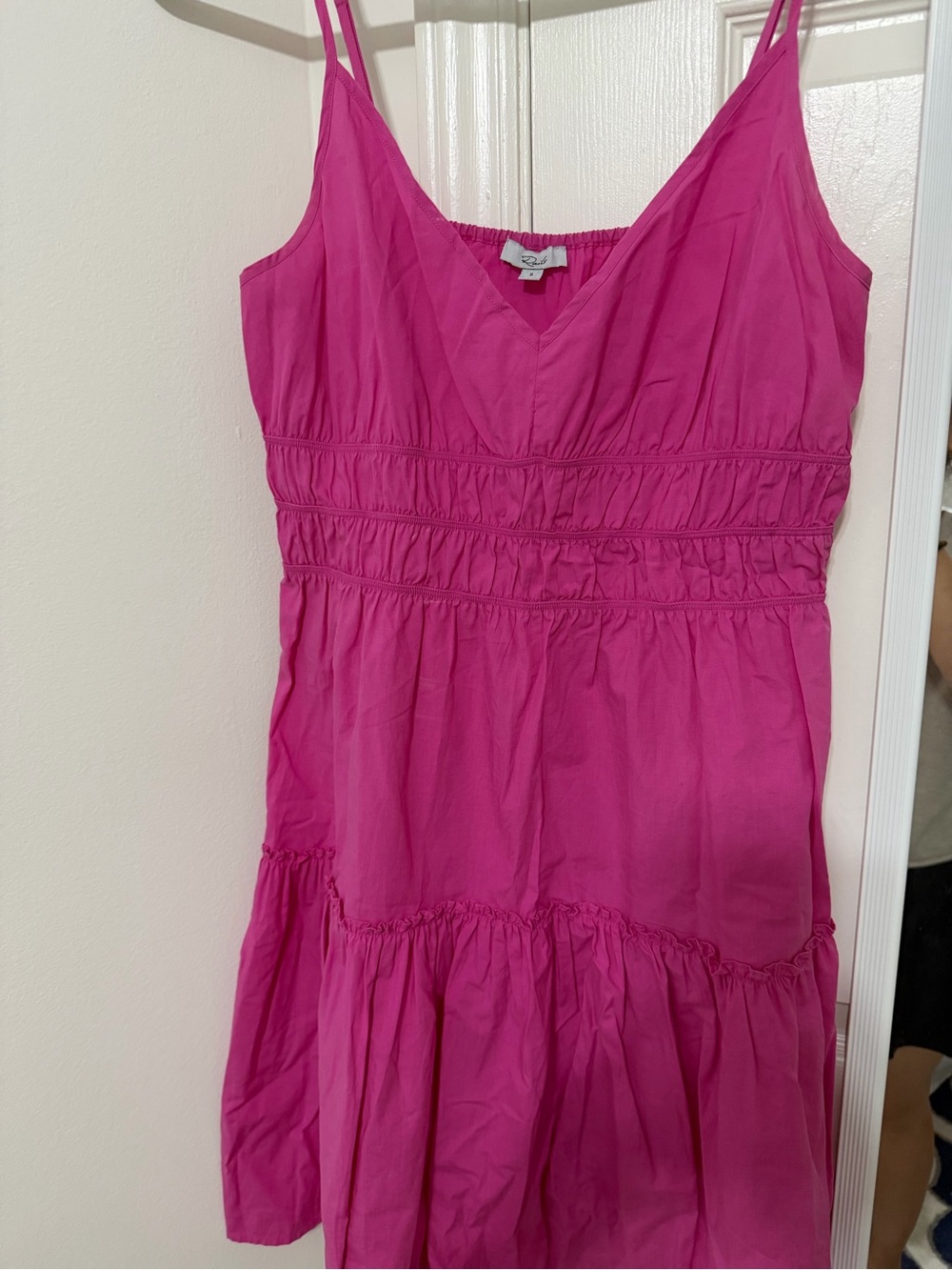 Rails Pink Ruffle Dress